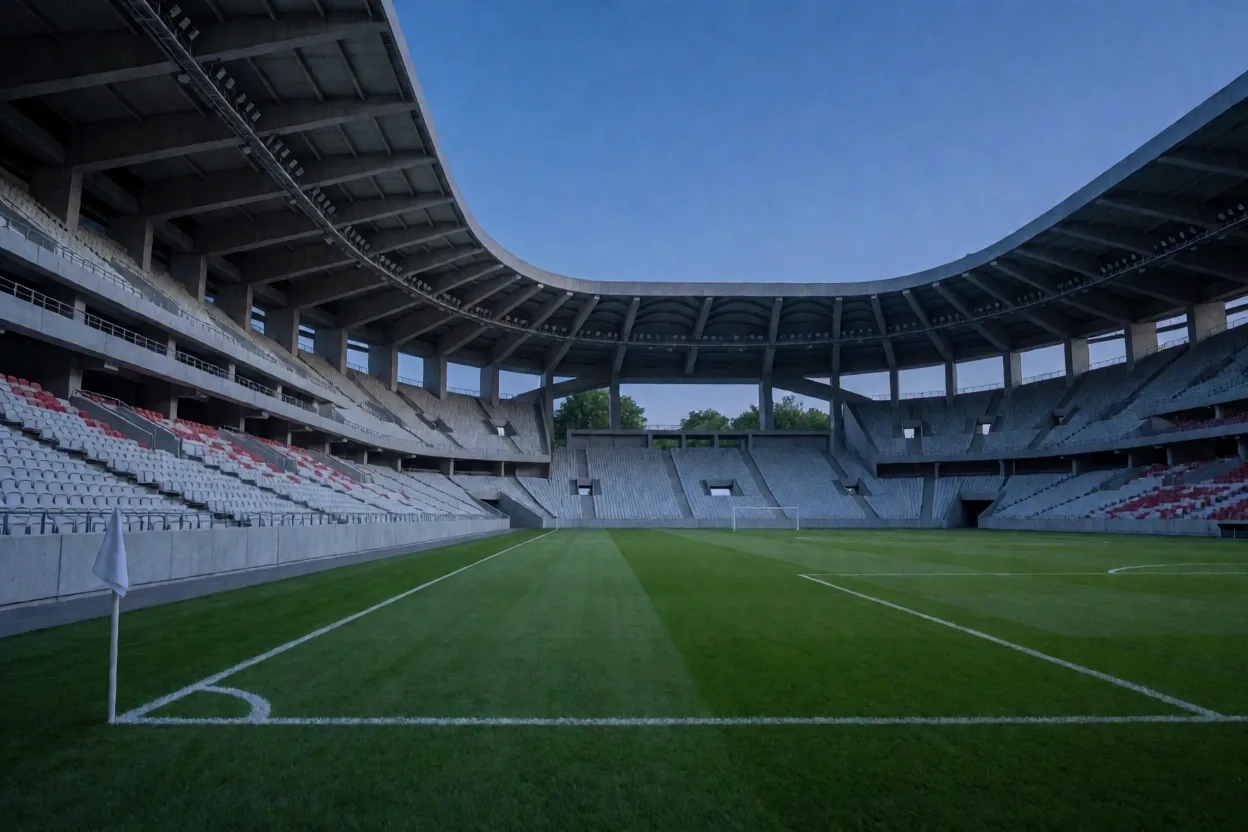 Schweizer Fußballstadion Architektur